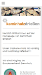Mobile Screenshot of kaminholz-aachen.de